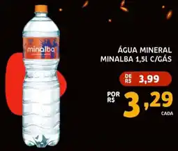 Bergamais Supermercados Água mineral minalba oferta