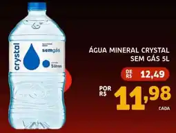 Bergamais Supermercados Água mineral crystal sem gás oferta