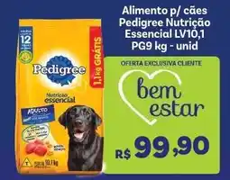 Covabra Supermercados Alimento p/ cães Pedigree Nutrição Essencial LV10,1 oferta