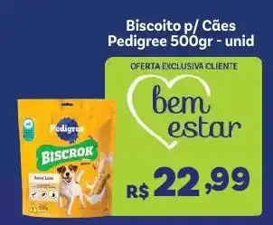 Biscoito p/ Cães Pedigree 500gr