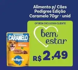 Covabra Supermercados Alimento p/ Cães Pedigree Edição Caramelo oferta
