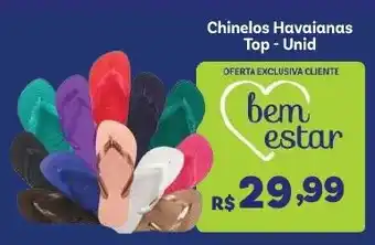 Covabra Supermercados Chinelos Havaianas Top - Unid oferta