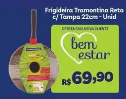 Covabra Supermercados Frigideira Tramontina Reta c/ Tampa 22cm oferta