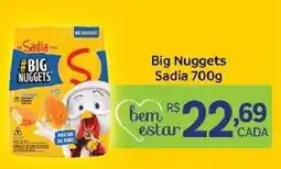 Covabra Supermercados Big Nuggets Sadia oferta