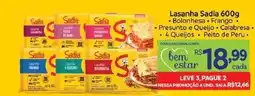 Covabra Supermercados Lasanha Sadia oferta