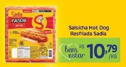 Covabra Supermercados Salsicha Hot Dog Resfriada Sadia oferta