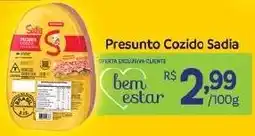Covabra Supermercados Presunto cozido sadia oferta