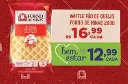 Covabra Supermercados Waffle pão de queijo forno de minas 200g oferta