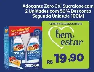 Adoçante zero cal sucralose