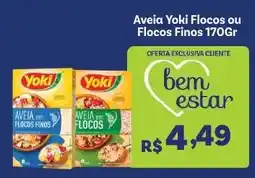 Covabra Supermercados Aveia yoki flocos ou flocos finos oferta