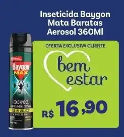 Covabra Supermercados Inseticida Baygon Mata Baratas Aerosol oferta