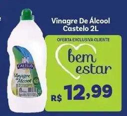 Covabra Supermercados Vinagre de álcool castelo oferta