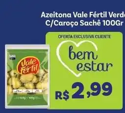 Covabra Supermercados Azeitona vale fértil verde c/caroco sachê oferta