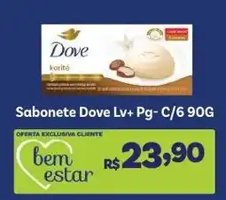 Covabra Supermercados Sabonete Dove Lv+ Pg- C/6 90G oferta