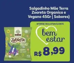 Covabra Supermercados Salgadinho mãe terra zooreta orgânico e vegano oferta