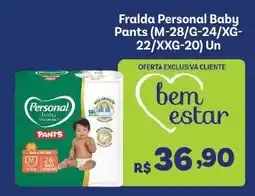 Covabra Supermercados Fralda personal baby pants oferta