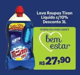 Covabra Supermercados Lava Roupas Tixan Líquido c/10% Desconto oferta