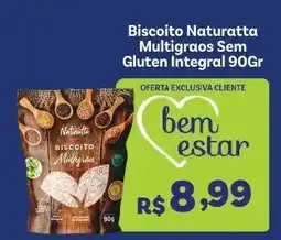 Covabra Supermercados Biscoito Naturatta Multigrãos Sem Glúten Integral oferta