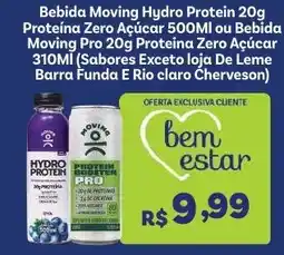 Covabra Supermercados Bebida Moving Hydro Protein 20g Proteina Zero Açúcar ou Bebida Moving Pro 20g Proteina Zero Açúcar oferta