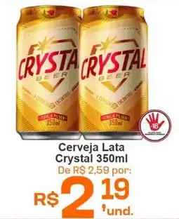 Cocipa Cerveja Lata Crystal oferta