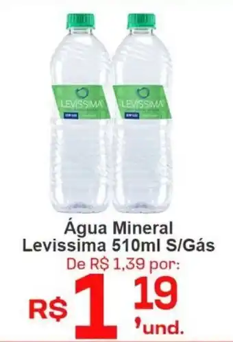 Cocipa Água Mineral Levissima S/Gás oferta