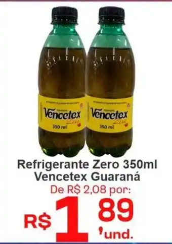 Cocipa Refrigerante Zero Vencetex Guaraná oferta