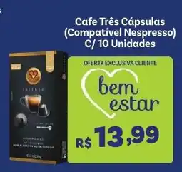 Covabra Supermercados Cafe Três Cápsulas (Compatível Nespresso) oferta