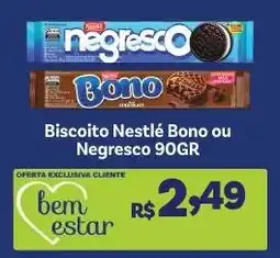 Covabra Supermercados Biscoito Nestlé Bono ou Negresco 90GR oferta