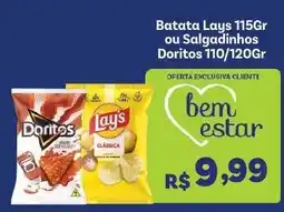 Covabra Supermercados Batata lays ou salgadinhos doritos oferta