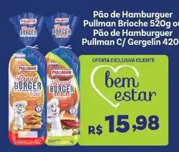 Covabra Supermercados Pão de Hamburguer Pullman Brioche oferta