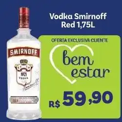 Covabra Supermercados Vodka Smirnoff Red oferta
