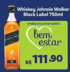 Covabra Supermercados Whiskey Johnnie Walker Black Label oferta