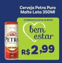 Covabra Supermercados Cerveja petra puro malte lata oferta