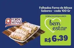 Covabra Supermercados Folhados Forno de Minas S sabores oferta