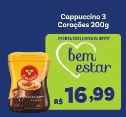 Covabra Supermercados Cappuccino 3 Corações oferta