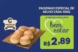 Covabra Supermercados Paozinho especial de milho oferta