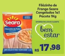 Covabra Supermercados Filezinho de Frango Seara Congelados 1a1 oferta