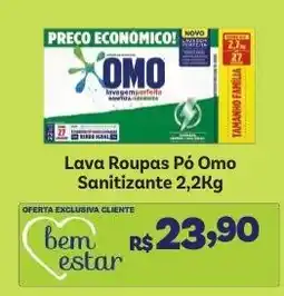 Covabra Supermercados Lava Roupas Pó Omo Sanitizante oferta