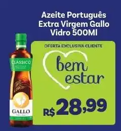 Covabra Supermercados Azeite Português Extra Virgem Gallo Vidro oferta