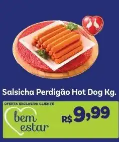 Covabra Supermercados Salsicha Perdigão Hot Dog Kg. oferta