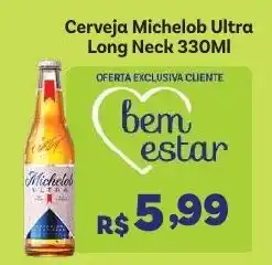 Covabra Supermercados Cerveja Michelob Ultra Long Neck oferta