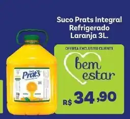 Covabra Supermercados Suco Prats Integral Refrigerado Laranja oferta