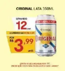 Supermercados Savegnago Cerveja original oferta