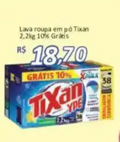 Supermercados Savegnago Lava roupa em pó Tixan oferta