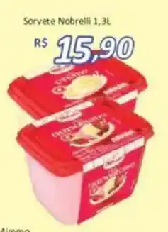 Supermercados Savegnago Sorvete Nobrelli 1,3l oferta
