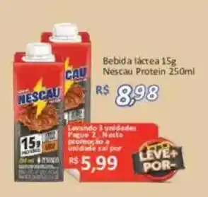 Supermercados Savegnago Bebida láctea 15g Nescau Protein oferta