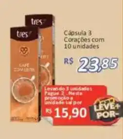 Supermercados Savegnago Cápsula 3: Corações com 10 unidades oferta
