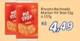 Supermercados Savegnago Biscoito recheado marilan pit stop oferta
