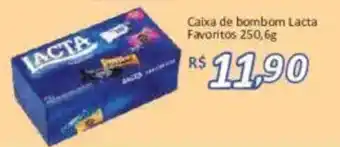 Supermercados Savegnago Caixa de bombom lacta favoritos oferta