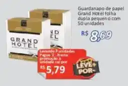 Supermercados Savegnago Guardanapo de papel grand hotel folha dupla pequeno oferta